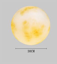 Obasyhig 30CM Moonlight Ornamental Garden Decoration Mood Lighting in White - thumbnail 3
