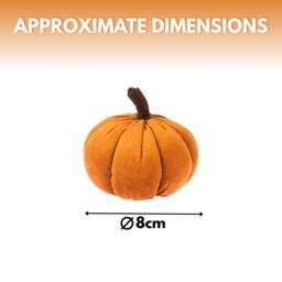 Marco Paul Pack of 7 Autumn Mini Pumpkin Decorations Halloween Décor 8cm in Orange - thumbnail 2