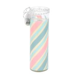 Something Different Bubblegum Candy Stripe Tube Candle - thumbnail 2