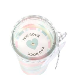 Something Different Bubblegum Candy Stripe Tube Candle - thumbnail 3