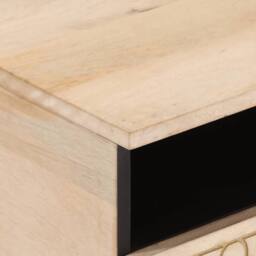 Berkfield Home Coffee Table 80x54x40 cm Solid Wood Mango in Light Tan - Size: 80 x 54 x 40 cm - thumbnail 6