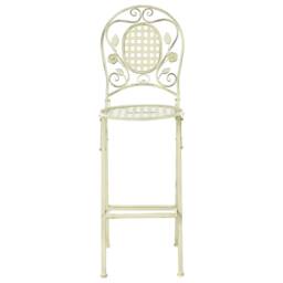 Wyld and Coco Garden Set 2 French Retro Green Iron Foldable Outdoor Chairs - thumbnail 5