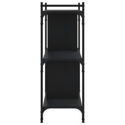 Berkfield Home Bookcase 3-Tier Black 76x32x88 cm Engineered Wood - Size: 76 x 32 x 88 cm - thumbnail 5