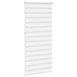 Berkfield Home Zebra Blind White 115x230 cm Fabric Width 110.9 cm Polyester - thumbnail 4