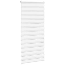 Berkfield Home Zebra Blind White 115x230 cm Fabric Width 110.9 cm Polyester - thumbnail 3