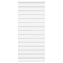 Berkfield Home Zebra Blind White 115x230 cm Fabric Width 110.9 cm Polyester