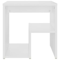Berkfield Home Bed Cabinets 2 pcs White 40x30x40 cm Engineered Wood - Size: 40 x 30 x 40 cm - thumbnail 4