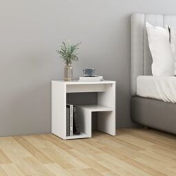 Berkfield Home Bed Cabinets 2 pcs White 40x30x40 cm Engineered Wood - Size: 40 x 30 x 40 cm - thumbnail 6