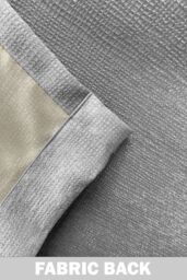 Enhanced Living Plain Thermal Room Darkening Energy Saving Tape Top Curtains For Living Rooms & Bedrooms in Grey - Size: 117 cm width x 137 cm drop - thumbnail 5