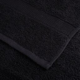 Berkfield Home Premium Towels SOLUND 4 pcs Black 100x200 cm 600 gsm - thumbnail 6