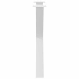 Berkfield Home Dining Table Legs X-Shaped 3 pcs White 70x(72-73) cm Steel - thumbnail 6