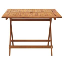 Berkfield Home Folding Garden Table 90x90x75 cm Solid Wood Acacia in Brown - Size: 90 x 90 x 75 cm - thumbnail 4