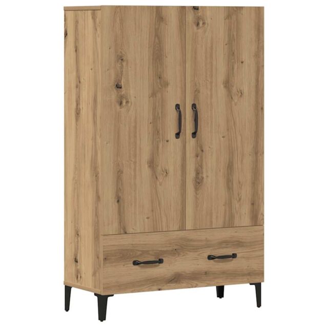 Berkfield Home Highboard Artisan Oak 70x31x115 cm Engineered Wood in Brown - Size: 70 x 31 x 115 cm - image 1