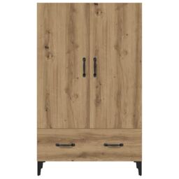 Berkfield Home Highboard Artisan Oak 70x31x115 cm Engineered Wood in Brown - Size: 70 x 31 x 115 cm - thumbnail 3