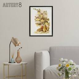 "Artery8 Frederick Sander Oncidium Tigrinum Orchid Flowers Framed Canvas Art - Size: W12"" x H16""" - thumbnail 3