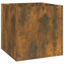 Berkfield Home Hallway Furniture Set Smoked Oak Engineered Wood in Brown - thumbnail 7