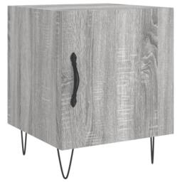 Berkfield Home Modern Bedside Cabinets 2 pcs Grey Sonoma 40x40x50 cm Engineered Wood - Size: 40 x 40 x 50 cm - thumbnail 5