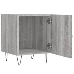 Berkfield Home Modern Bedside Cabinets 2 pcs Grey Sonoma 40x40x50 cm Engineered Wood - Size: 40 x 40 x 50 cm - thumbnail 8