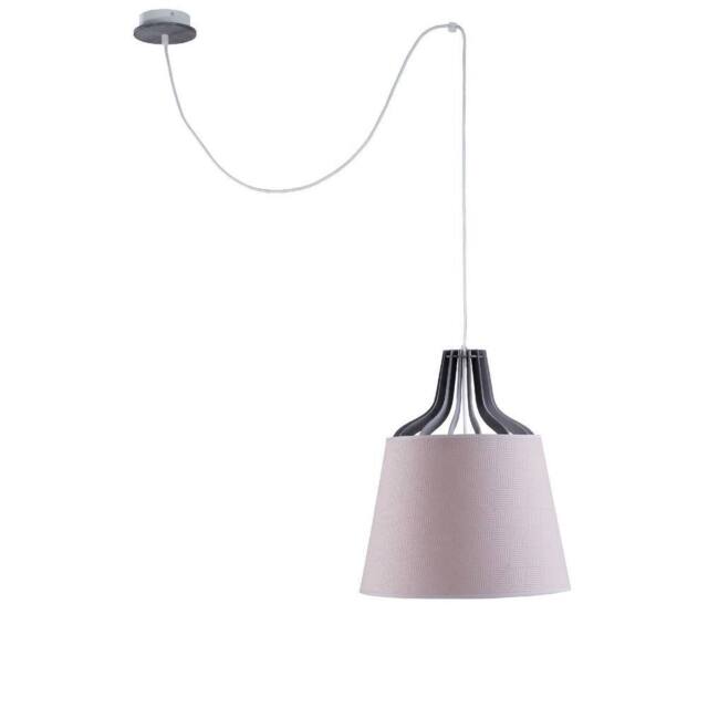 Netlighting Lucio Dome Pendant Ceiling Light Pink 38cm 1x E27 200cm Wire