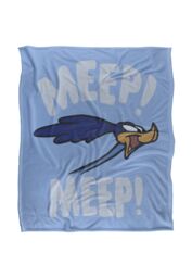 Warner Brothers Looney Tunes Officially Licensed Silky Touch Super Soft Throw Blanket 152 x 127 cm in White - thumbnail 1