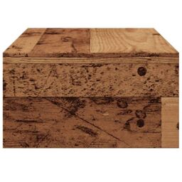 Berkfield Home Monitor Stand Old Wood 42x24x13 cm Engineered Wood in Brown - Size: 42 x 24 x 13 cm - thumbnail 6