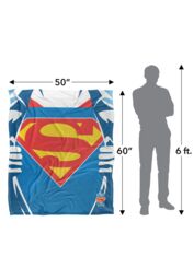 Superman Day 2025 Chest Logo Silky Touch Super Soft Throw Blanket 152 X 127 cm in White - thumbnail 5