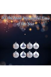 VFM e-Store Christmas Bauble Decoration Hanging Tree Ornament X 8 5cm Silver - thumbnail 3