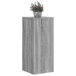 Berkfield Home Plant Stands 2 pcs Grey Sonoma 30x30x70 cm Engineered wood - Size: 30 x 30 x 70 cm - thumbnail 1