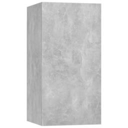 Berkfield Home Classic 6 Piece TV Cabinet Set Concrete Grey Engineered Wood - thumbnail 5