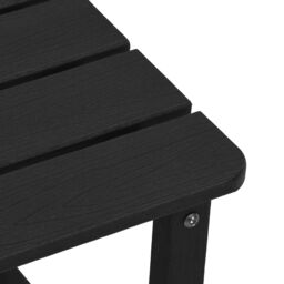 Berkfield Home 3 Piece Garden Lounge Set Black HDPE - thumbnail 9
