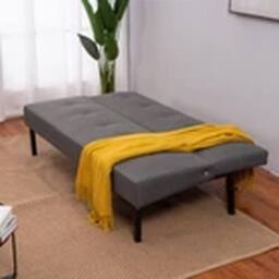 EONLION 3 Seater Padded Seat Sofa Bed Couch Recliner Sofabed Living Room in Grey - thumbnail 3