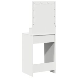 Berkfield Home White Dressing Table with LED Lights, 50x41x135 cm - Size: 50 x 41 x 135 cm - thumbnail 6
