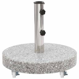 Berkfield Home Parasol Base Granite 30 kg Round Grey