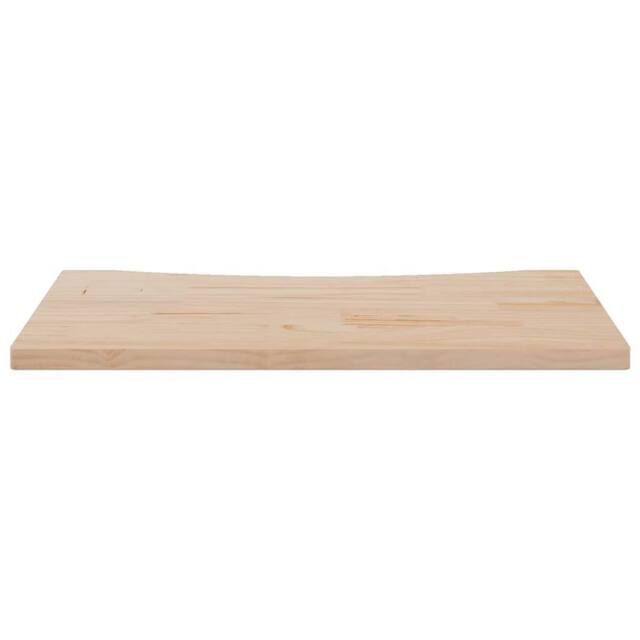 Berkfield Home Beautiful Desk Top 80x40x2.5 cm Solid Wood Pine in Light Tan - image 1