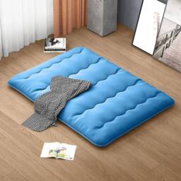 Kelvenix King Size Japanese Floor Mattress in Blue - thumbnail 4