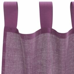 Berkfield Home Voile Curtains with Loops 2 pcs Purple 140x245 cm - thumbnail 5