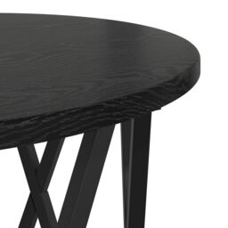 Berkfield Home Nesting Side Tables 3 pcs Black Oak Engineered Wood - thumbnail 9