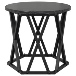 Berkfield Home Nesting Side Tables 3 pcs Black Oak Engineered Wood - thumbnail 7