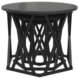 Berkfield Home Nesting Side Tables 3 pcs Black Oak Engineered Wood - thumbnail 5