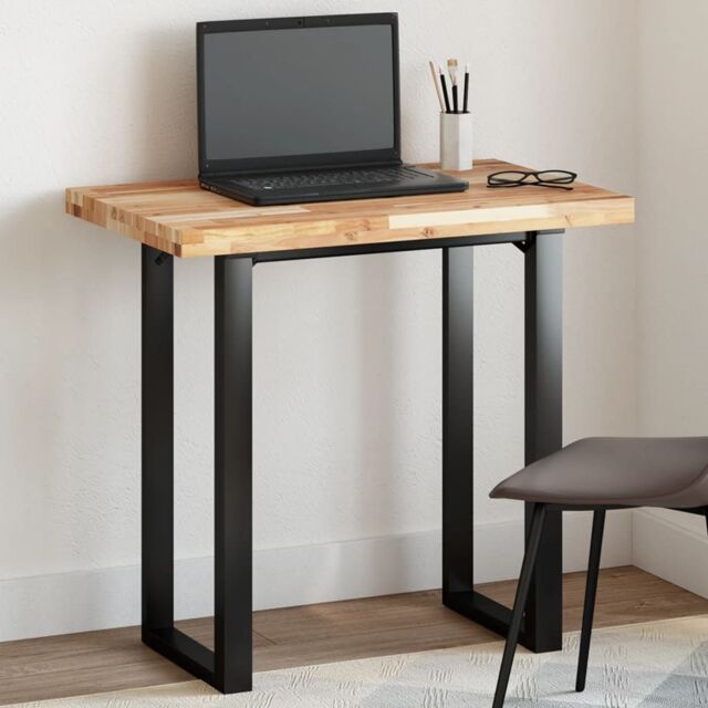 Berkfield Home Table Top Rectangular 80x50x4 cm Solid Wood Acacia in Brown - Size: 80 x 50 x 4 cm - image 1