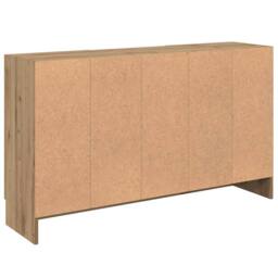 Berkfield Home Sideboard Artisan Oak 120x30.5x70 cm Engineered Wood in Brown - thumbnail 6