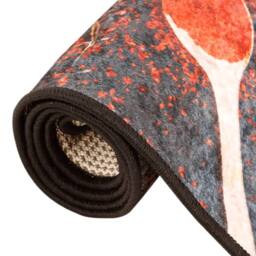 Berkfield Home Kitchen Rug Multicolour 60x180 cm Washable Anti Slip - Size: 100 cm diameter - thumbnail 5