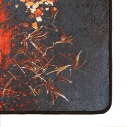 Berkfield Home Kitchen Rug Multicolour 60x180 cm Washable Anti Slip - Size: 100 cm diameter - thumbnail 3