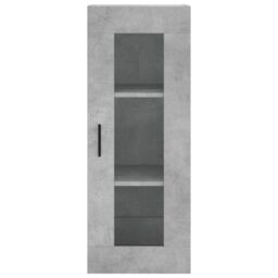 Berkfield Home Highboard Concrete Grey 34.5x34x180 cm Engineered Wood - thumbnail 6