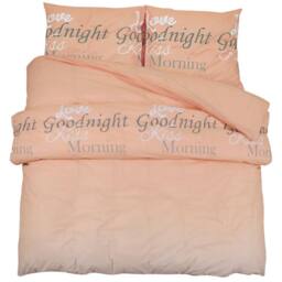Berkfield Home Duvet Cover Set Pink 260x220 cm Cotton