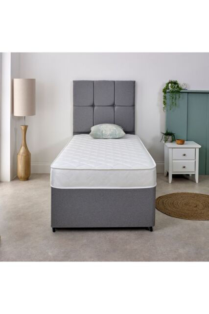 eXtreme Comfort Ltd Extreme Comfort Micro Quilted Memory foam & Spring Mattress in White - Size: Single - image 1