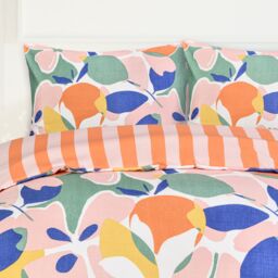 Smart Living Luxury Super Soft Reversible Abstract Floral Duvet Cover With Pillowcase - Size: King - thumbnail 5