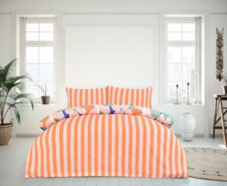 Smart Living Luxury Super Soft Reversible Abstract Floral Duvet Cover With Pillowcase - Size: King - thumbnail 2
