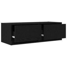 Berkfield Home TV Cabinets 2 pcs Black Oak 80x31x25.5 cm Engineered Wood - thumbnail 5