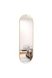ExtraStar Modern Oval Gold Full Length Wall Mirror - thumbnail 3